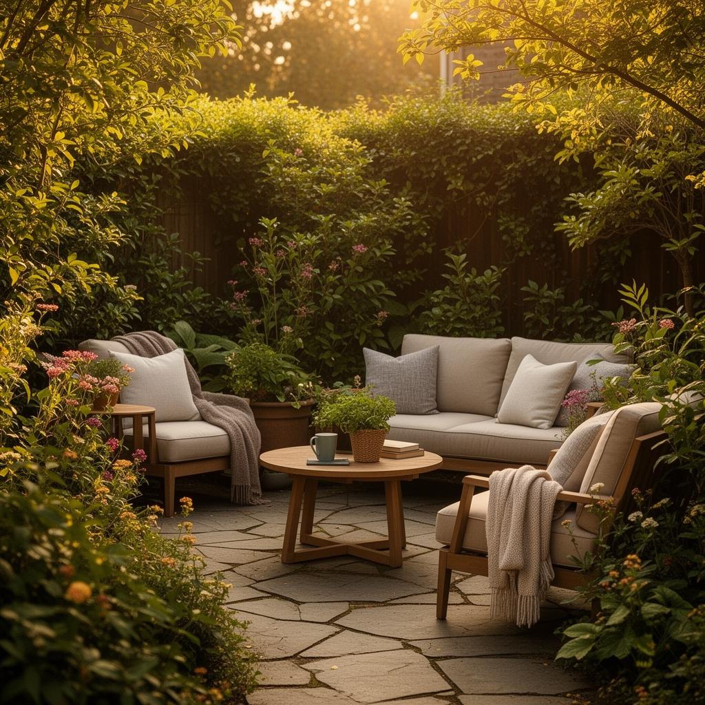 Black women resting and finding peace in a lush garden sanctuary