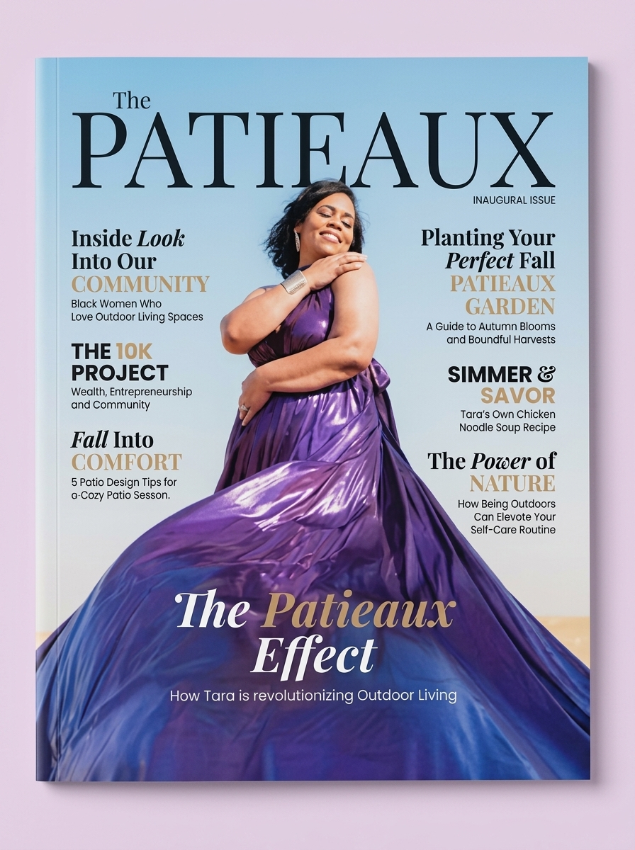 The Patieaux Inaugural Issue cover