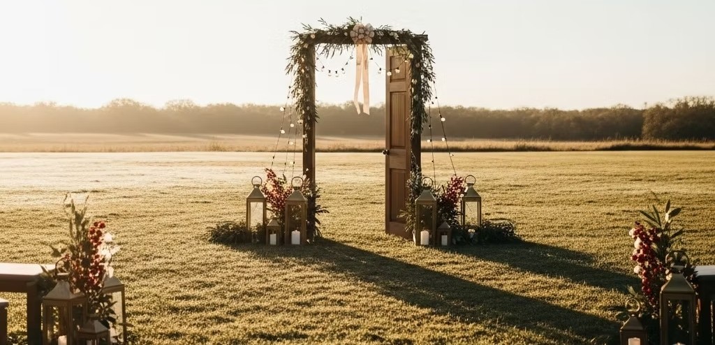 open land and outdoor venue at La Terre Patieaux